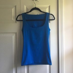 Zara Blue Spandex Tank Top Size S